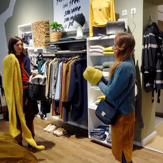 Nachhaltig Shoppen in Berlin in der Wertvoll - Fair Fashion Boutique