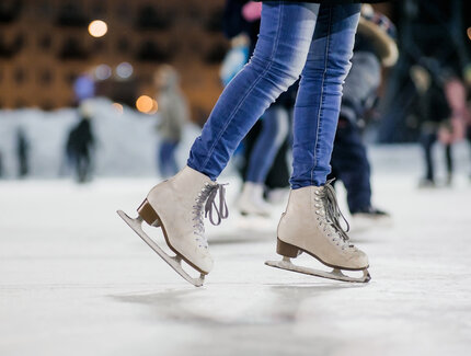 Ice skating in Berlin