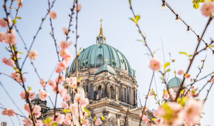 La cathédrale de Berlin au printemps