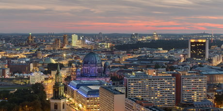 Blick auf der Berliner Innenstadt