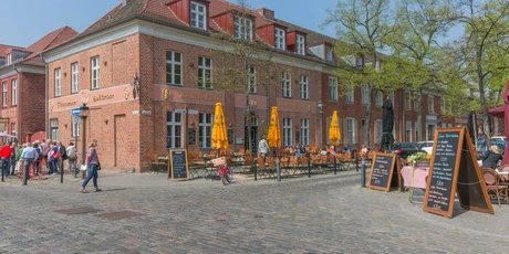 Im Holländischen Viertel in Potsdam.