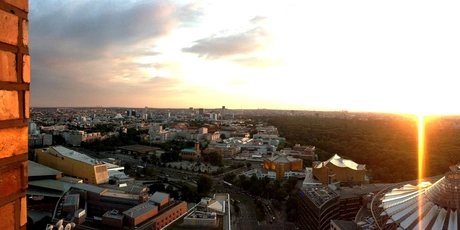  Panoramapunkt  Berlin: Veduta sulla parte est e ovest della città