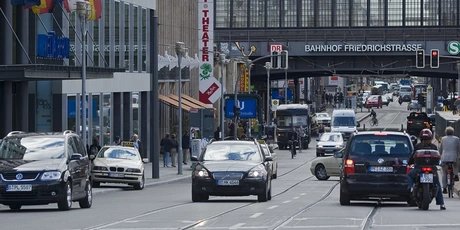 Blick in die Friedrichstraße