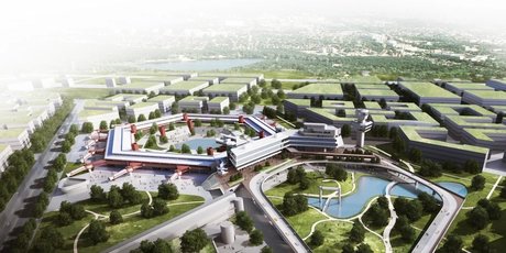 Urban Tech Republic: Proyecto de reutilización del antiguo aeropuerto de Berlín Tegel