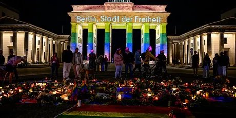 Andacht am Brandenburger Tor