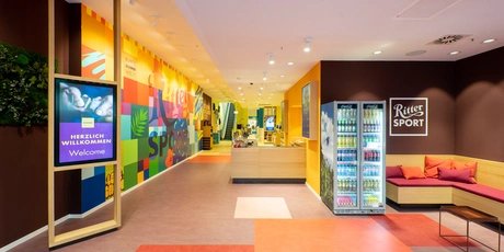 Bunte Schokowelt Berlin, Eingang