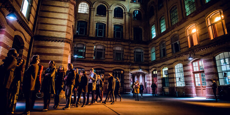 People queuing in front of the Club Berlin