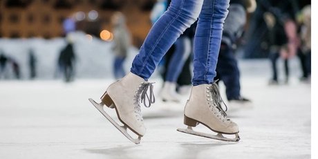 Ice skating in Berlin