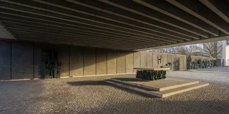 Maria Regina Martyrum Memorial Church, entrance area