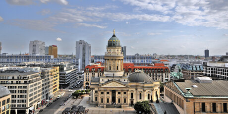 The German Cathedral (Deutscher Dom) and the Konzerthaus Berlin