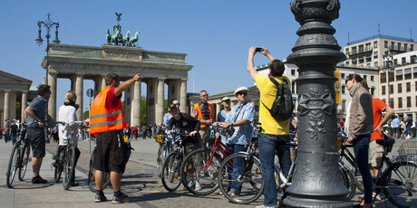 Fahrradtour am Brandenburger Tor