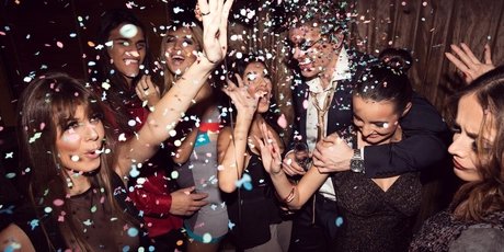 Enjoying their night out