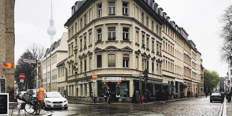 Photo: view into the Große Hamburger Straße