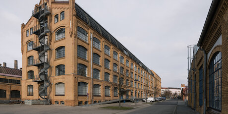 Fassade des Kabelwerk Oberspree in Berlin