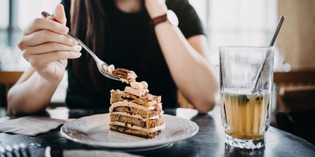 Kuchen essen