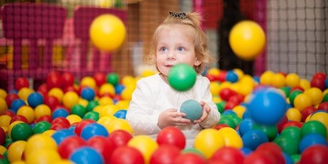 Baby girl ball pit shop