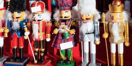 Nussknacker auf dem Weihnachtsmarkt in Berlin