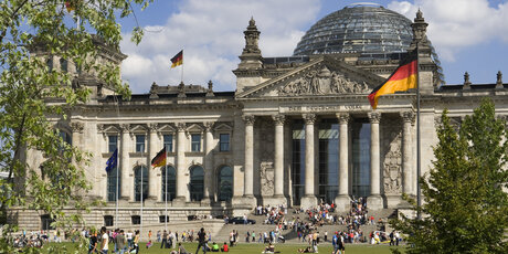 Führung im Reichstag in Berlin