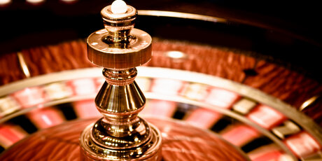 Casino roulette in motion