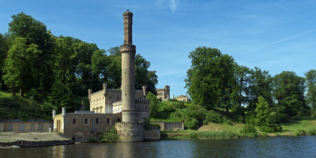 Schloss Babelsberg vom Wasser
