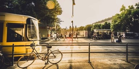 Pedestrians On Street In City