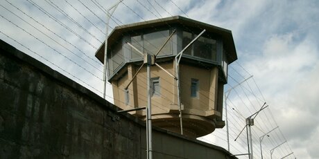 Torre di guardia dell'ex carcere della Stasi, oggi Memoriale di Berlino-Hohenschönhausen