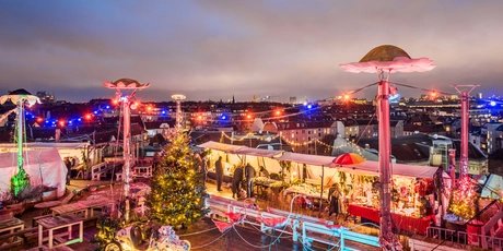 Christmas market at Klunkerkranich