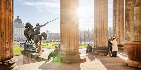 winterliche Stimmung auf der Museumsinsel
