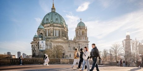 winterliche Stimmung auf der Museumsinsel