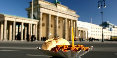 Currywurst am Brandenburger Tor