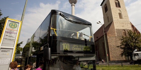Giro turistico con il Bus 100 a Berlino