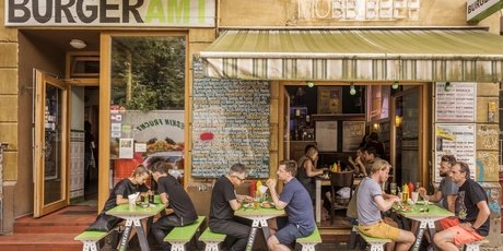 Outdoor area of Burgeramt in the district Friedrichshain