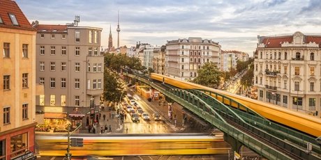 Hochbahn Schönhauser Allee Ecke Eberswalder Straße