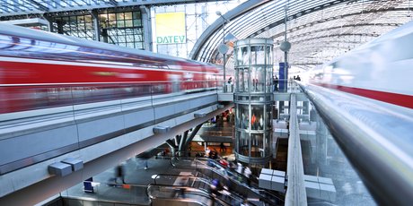 Berliner Hauptbahnhof von innen