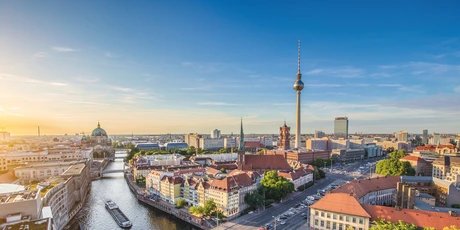 Blick auf Berlin-Mitte mit Fernsehturm