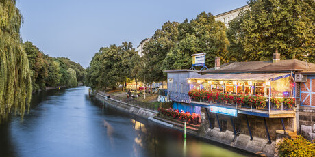 Restaurant Ankerklause at the Landwehrkanal