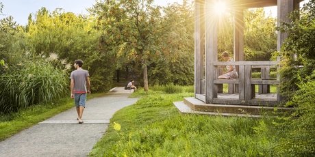 Der Pavillon im Comenius Garten in Berlin