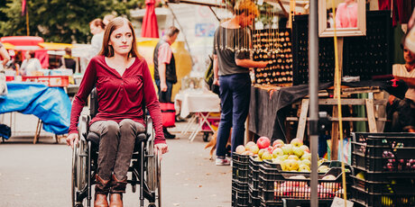 Wheelchair user in Berlin