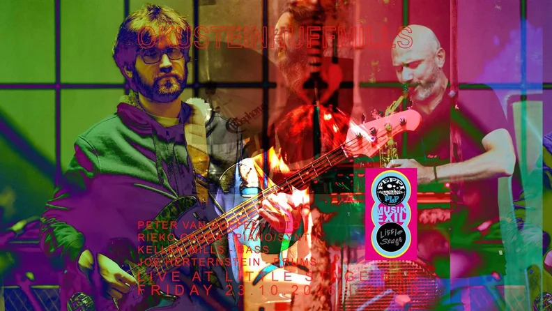 OkuSteinHuffMills – Peppi Guggenheim Exil Musikprogramm @ Little Stage Bar Neukölln
