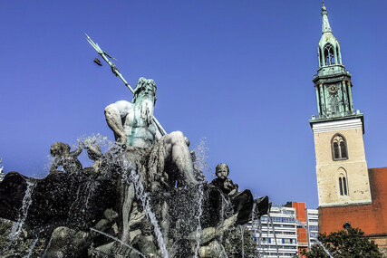 Neptunbrunnen auf dem Alexanderplatz