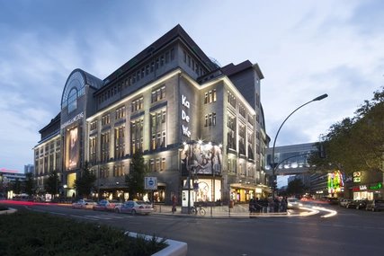 exterior view of Kaufhaus des Westens in Berlin 
