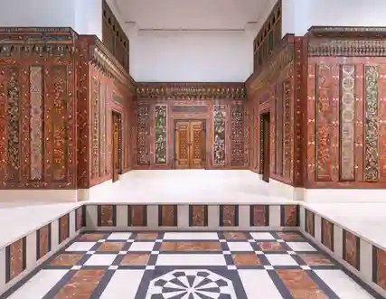 Das Aleppozimmer im Muesum für Islamische Kunst im Pergamonmuseum 
