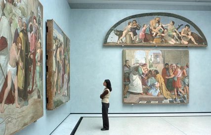 Old National Gallery Berlin: Frescos of Casa Bartholdy Old National Gallery in Berlin: Frescos of Casa Bartholdy
