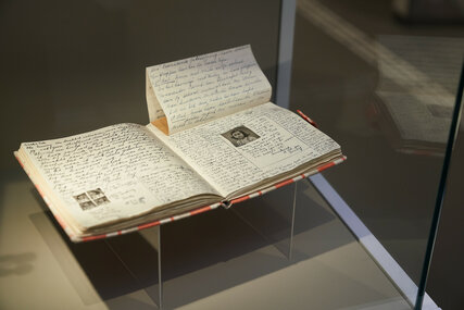 Diario di Anna Frank all'Anne Frank Zentrum di Berlino