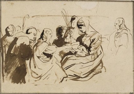 Anton van Dyck, "Die Vermählung der heiligen Katharina"