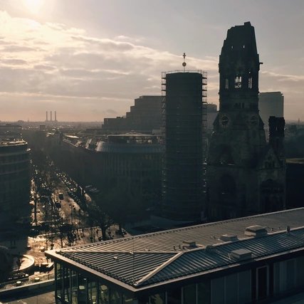 View of the Kaiser Wilhelm Gedächtnis Kirche View of the Kaiser Wilhelm Gedächtnis Kirche