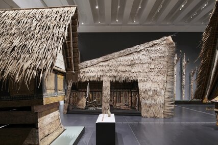Exhibition "Buildings from Oceania. at the Ethnological Museum in the Humboldt Forum in Berlin