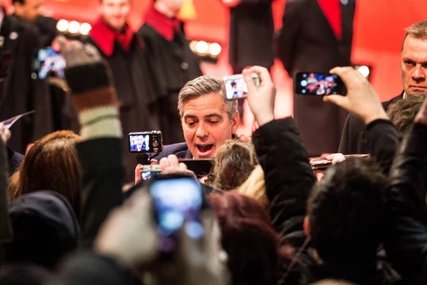Goerge Clooney at the Berlin Film Festival Berlinale: George Clooney at International Film fetsival Berlin 2014
