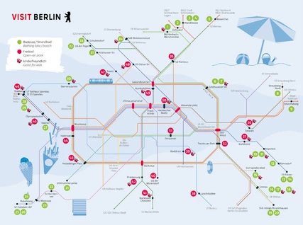 Berlin Badekarte
