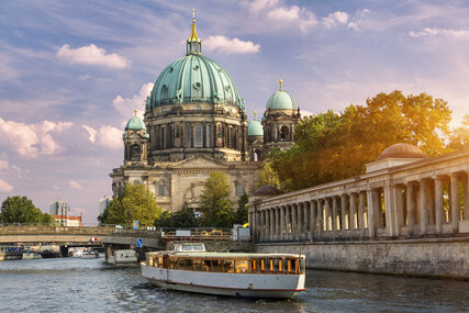 Berlin, A tour boat on the Spree River